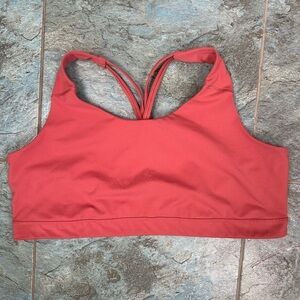 Old Navy Active Sports Bra 3X Pink Medium Support Powerpress Racerback